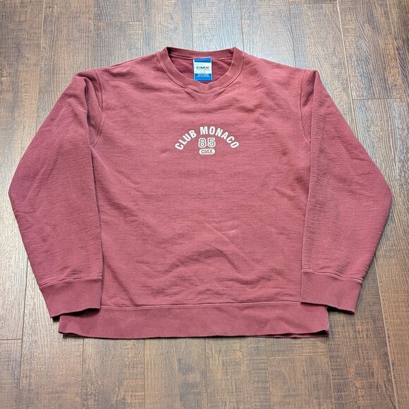 90's Club Monaco CMX Faded Crewneck Made in Canada - Size: L - Picture 1 of 4